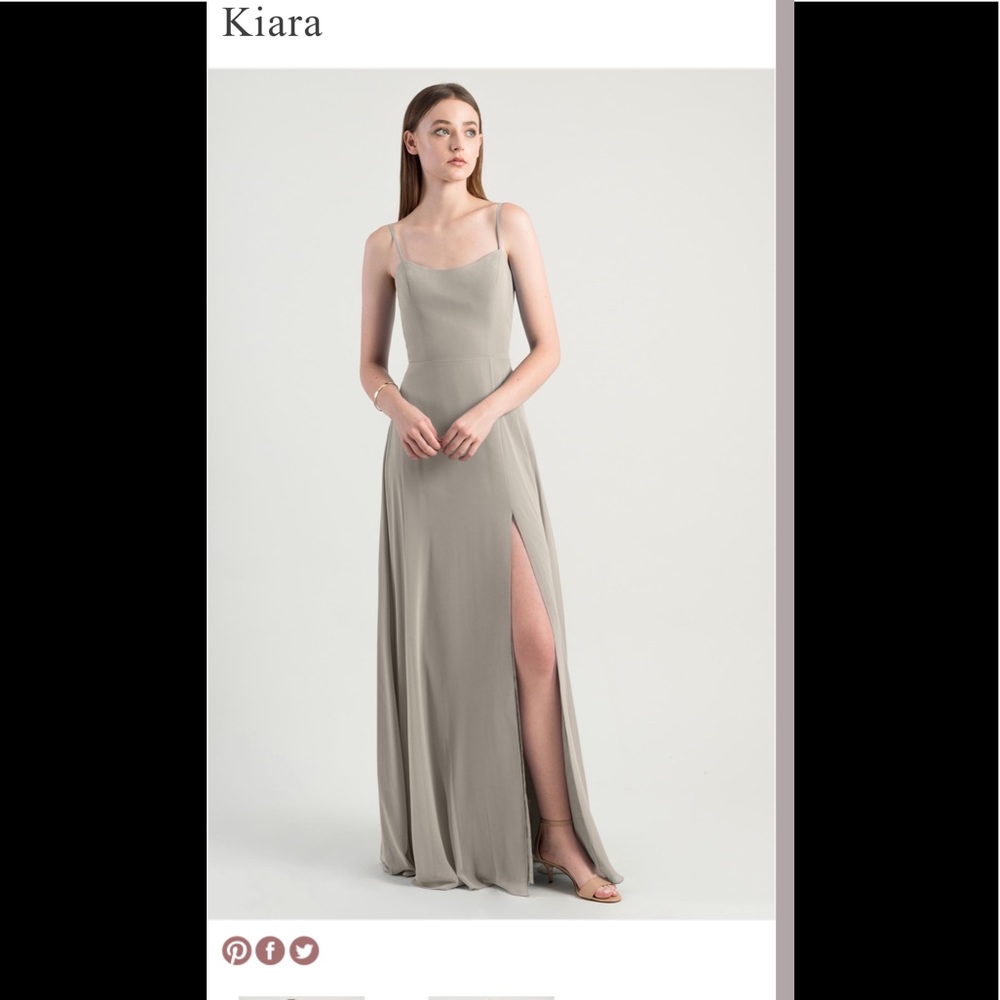 Jenny Yoo Kiara chiffon bridesmaid dress